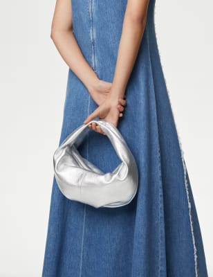 Marks and spencer silver bag sale