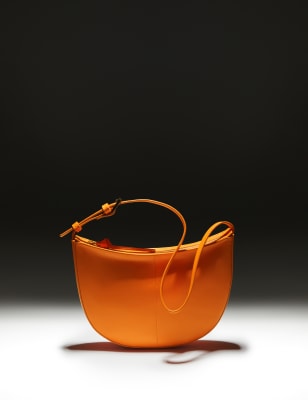 

Womens M&S Collection Leather Shoulder Bag - Orange, Orange