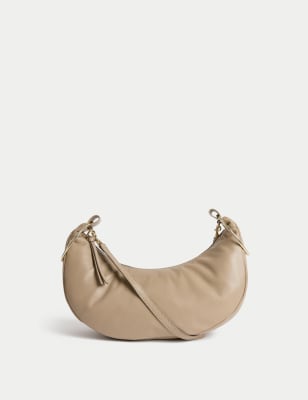 

Womens Autograph Leather Grab Bag - Taupe, Taupe