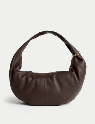 

Womens Autograph Leather Shoulder Bag - Chocolate, Chocolate