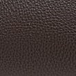 Faux Leather Pinched Mini Tote Bag, BITTER CHOCOLATE, swatch