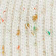 Knitted Rib Turn Up Beanie Hat, CREAM MIX, swatch