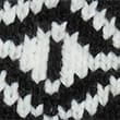 Knitted Fair Isle Hat & Gloves Gift Set, BLACK, swatch