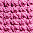 Packable Crochet Bucket Hat, PINK, swatch