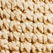 Packable Crochet Bucket Hat, NATURAL, swatch