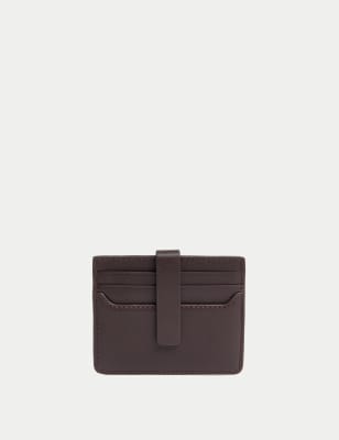 

Womens M&S Collection Leather Card Holder - Burgundy, Burgundy