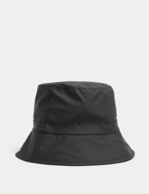 

Womens M&S Collection Bucket Hat with Stormwear™ - Black, Black