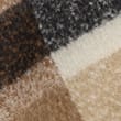 Brushed Checked Poncho, NATURAL MIX, swatch