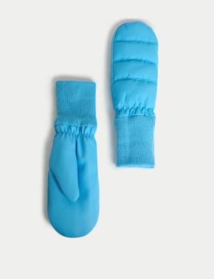 

Womens M&S Collection Cuffed Mittens - Turquoise, Turquoise