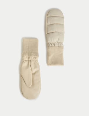 

Womens M&S Collection Cuffed Mittens - Cream, Cream