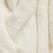 Cable Knit Scarf, CREAM, swatch