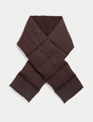 

Womens M&S Collection Quilted Puffer Scarf - Burgundy, Burgundy