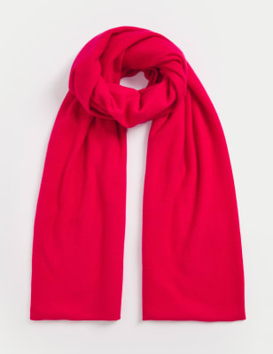 

Womens Autograph Schal aus reinem Kaschmir - Rot, Rot