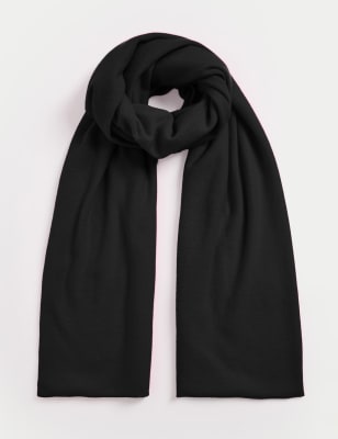 

Womens Autograph Pure Cashmere Scarf - Black, Black