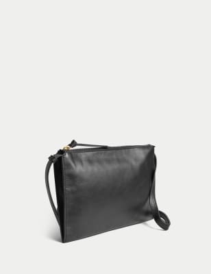 M&S COLLECTION Pebble Grain Leather Cross Body shops Bag