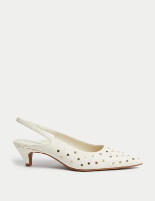 

M&S Collection Zapatos de tacón kitten con tira al tobillo con brillosWomens - Opaline, Opaline