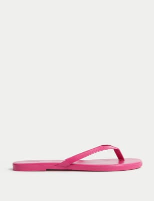 

Womens M&S Collection Flat Toe Thong Sandal - Hot Pink, Hot Pink