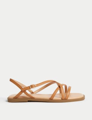 

Womens M&S Collection Strappy Flat Sandals - Tan, Tan
