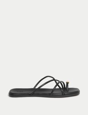 

M&S Collection Zapatos planos con trabillaWomens - Black, Black