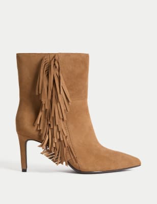 

M&S Collection Botas de ante de media cañaWomens - Taupe, Taupe