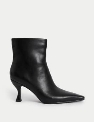 

M&S Collection Botas ceñidas con tacón de agujaWomens - Black, Black