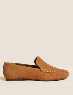 Buy Suede Flat Loafers at Marks & Spencer