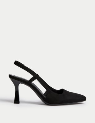 

Womens M&S Collection Stiletto Heel Slingback Shoes - Black, Black