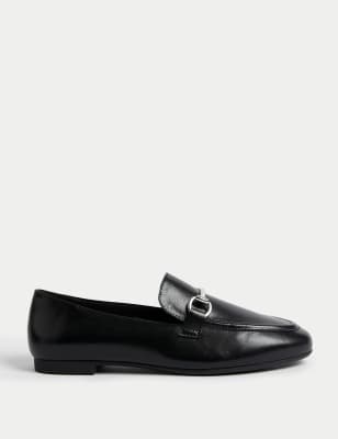 

Womens M&S Collection Flat Loafers - Black, Black