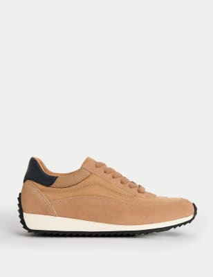 

Womens M&S Collection Leather Trainers - Tan, Tan