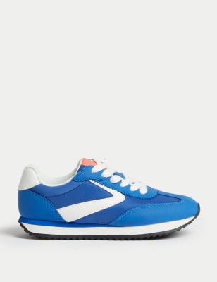 

Womens M&S Collection Side Detail Trainers - Bright Blue Mix, Bright Blue Mix