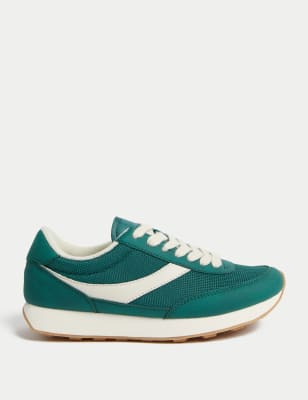 

M&S Collection Zapatillas deportivas con cordonesWomens - Green Mix, Green Mix