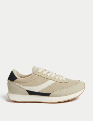 

Womens M&S Collection Lace Up Trainers - Natural Mix, Natural Mix