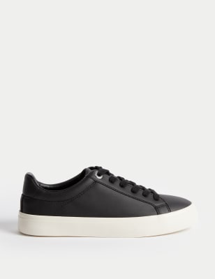 

Womens M&S Collection Lace Up Trainers - Black, Black