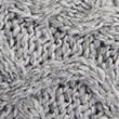 Cable Knit Slipper Boots, GREY, swatch