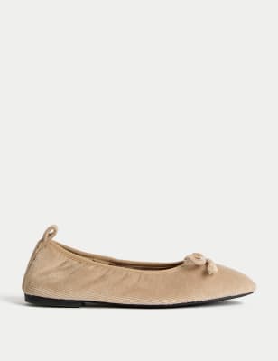 

Womens M&S Collection Bow Ballerina Slippers - Camel, Camel