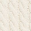 Cable Knit Crew Neck Jumper, IVORY, swatch