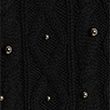 Cotton Rich Embellished Slim Fit Top, BLACK, swatch