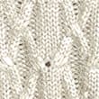 Metallic Cable Knit Crew Neck Relaxed Jumper, GOLD, swatch