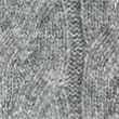 Cable Knit Crew Neck Jumper, GREY MARL, swatch
