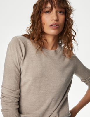 

Womens M&S Collection Supersoft Crew Neck Jumper - Cappuccino, Cappuccino