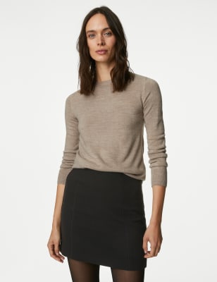 

Womens M&S Collection Supersoft Crew Neck Jumper - Cappuccino, Cappuccino