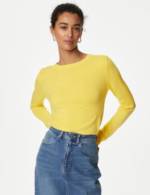 

Womens M&S Collection Supersoft Crew Neck Jumper - Sunshine, Sunshine