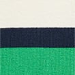 Striped Collared Slim Fit Knitted Top, BRIGHT GREEN, swatch