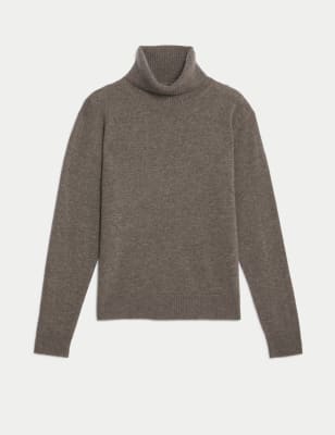 

Womens Autograph Pure Cashmere Roll Neck Jumper - Nutmeg, Nutmeg