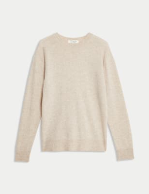 

Womens Autograph Pure Cashmere Crew Neck Jumper - Oatmeal Mix, Oatmeal Mix