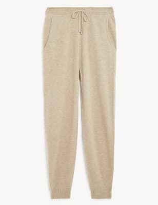 

Womens Autograph Pure Cashmere Tapered Ankle Grazer Joggers - Cappuccino, Cappuccino