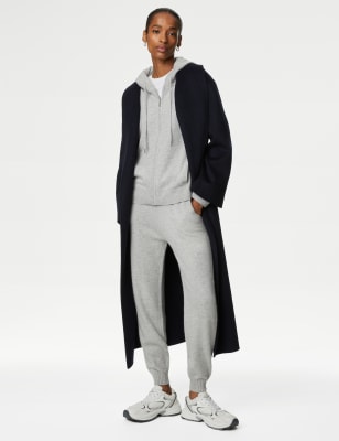 

Autograph Pantalón deportivo tobillero tapered 100% cashmereWomens - Grey Marl, Grey Marl
