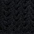 Cotton Rich Textured Knitted Top, BLACK, swatch