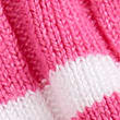 Striped Crew Neck Knitted Top, PINK MIX, swatch