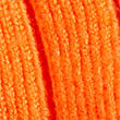 Ribbed Crew Neck Knitted Top, TANGERINE, swatch